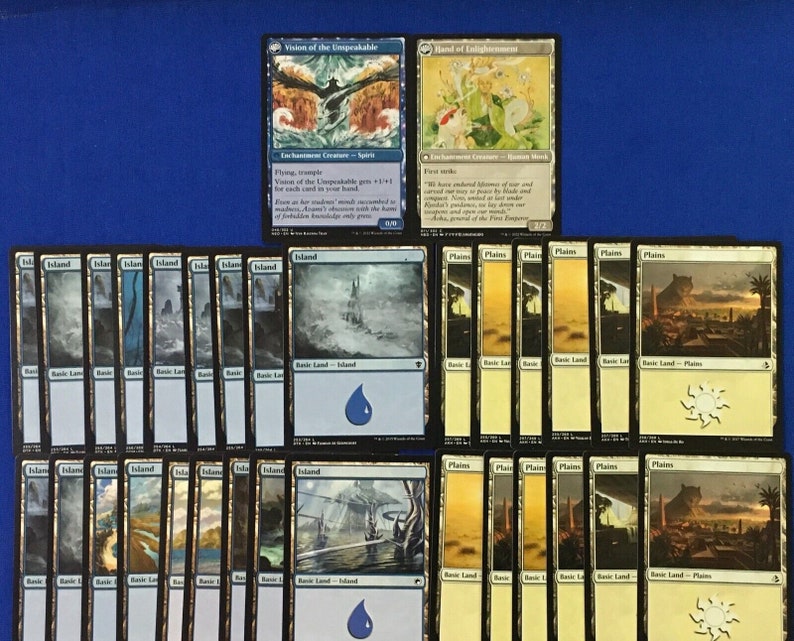 EDH Elminster Custom Commander Deck Azorius Scrying Etsy