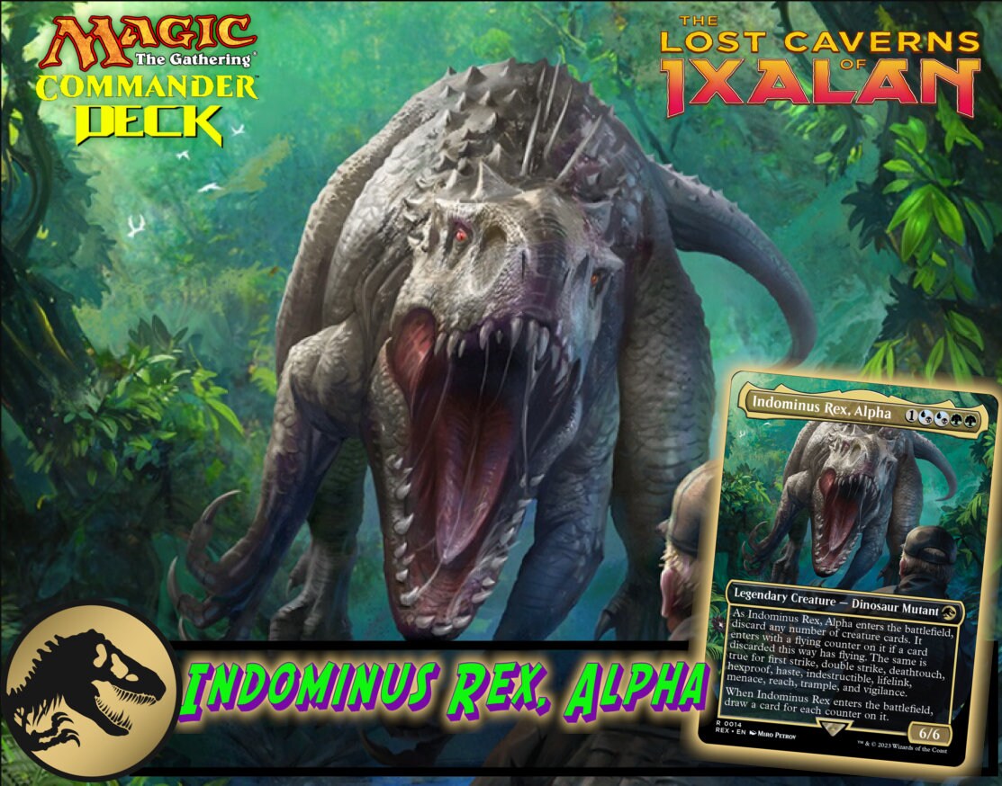 indominus rex mtg card I graded my Indominus Rex, Alpha. : r/mtg