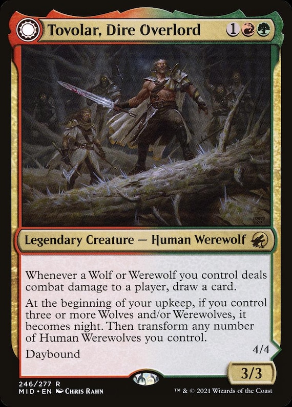 Tovolar, Dire Overlord MTG EDH Commander Deck | Werewolf Tribal - Etsy