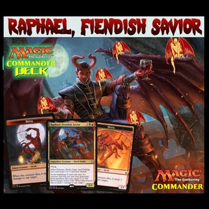 Raphael, Fiendish Savior MTG EDH Commander Deck, Rakdos Devil Mayhem!