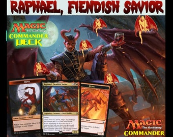 Raphael, Fiendish Savior MTG EDH Commander Deck, Rakdos Devil Mayhem!
