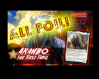 Arahbo, the First Fang MTG EDH Commander Deck | Mono White Cats!