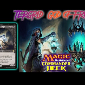 Tergrid, God of Fright MTG EDH Commander Deck - Mono Black Hate! - Etsy