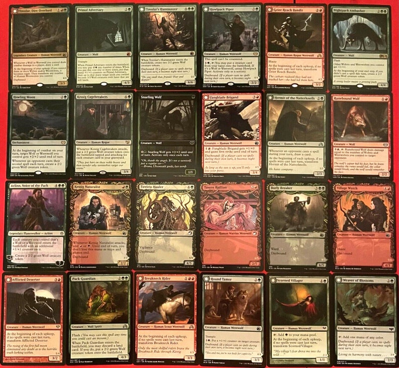 Tovolar Dire Overlord Werewolf Commander Deck EDH MTG Etsy