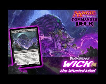 Wick, the Whorled Mind MTG EDH Custom Commander Deck! Snail Fling!