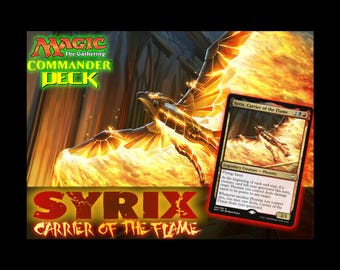 mtg phoenix commander deck Magic Final Fantasy Decks Custom Phoenix Tribal Commander EDH