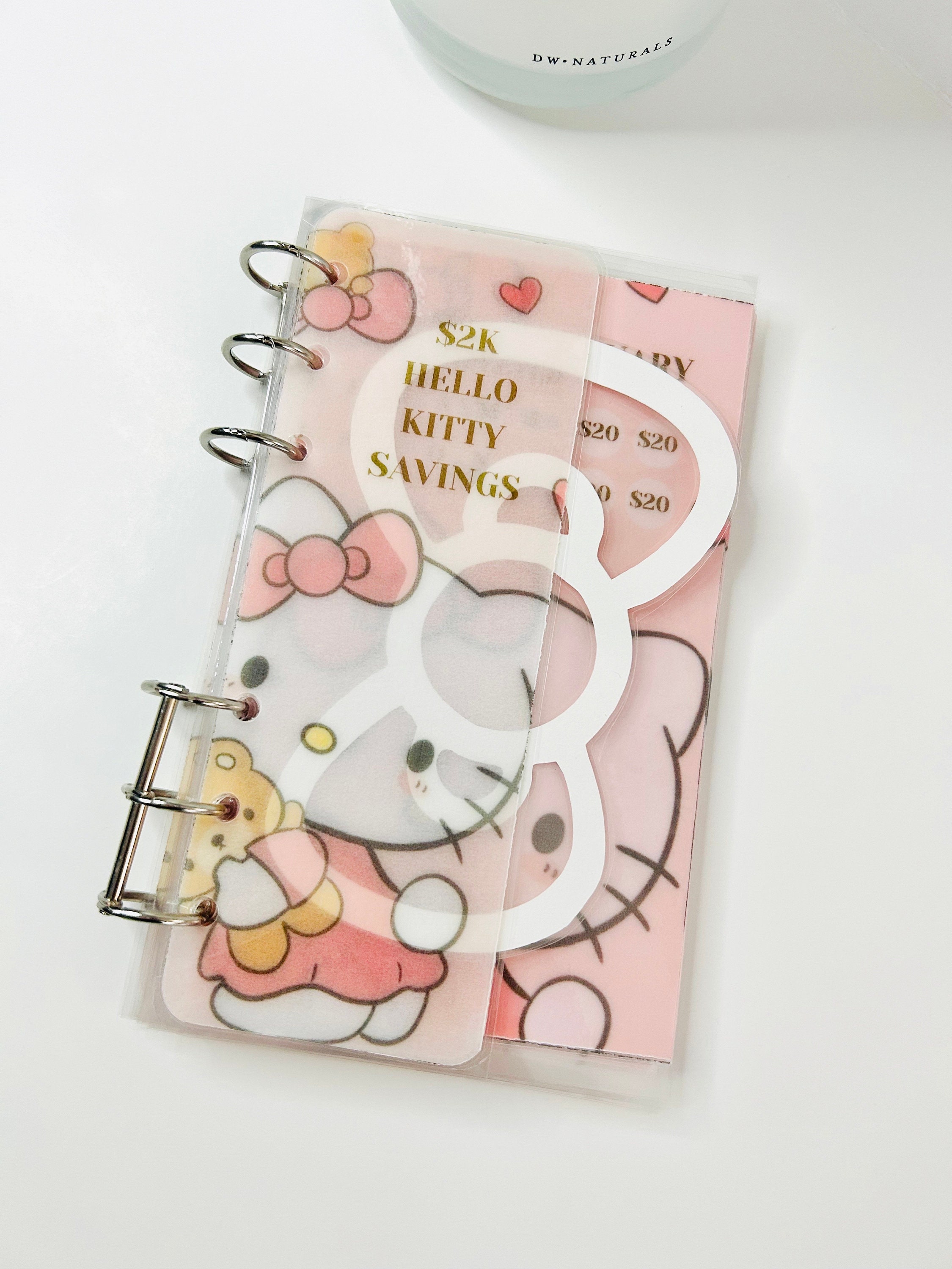 Hello Kitty Dashboard, Laminated A6 Dashboard