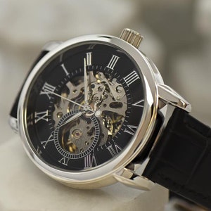 Mens automatic skeleton watch new arrivals