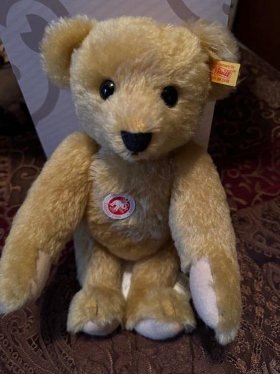 【希少】Steiff シュタイフ 1909 Teddy Bear 0165/38 Steiff Classic 1909 Teddy Bear Blond 36cm, Animals - Amazon