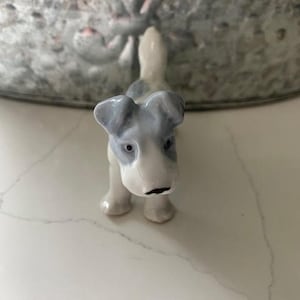 Pfeffer Gotha Porzellan Vintage German Porcelain Terrier Figurine