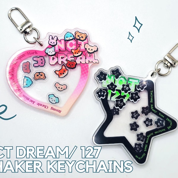 NCT Shaker Keychains