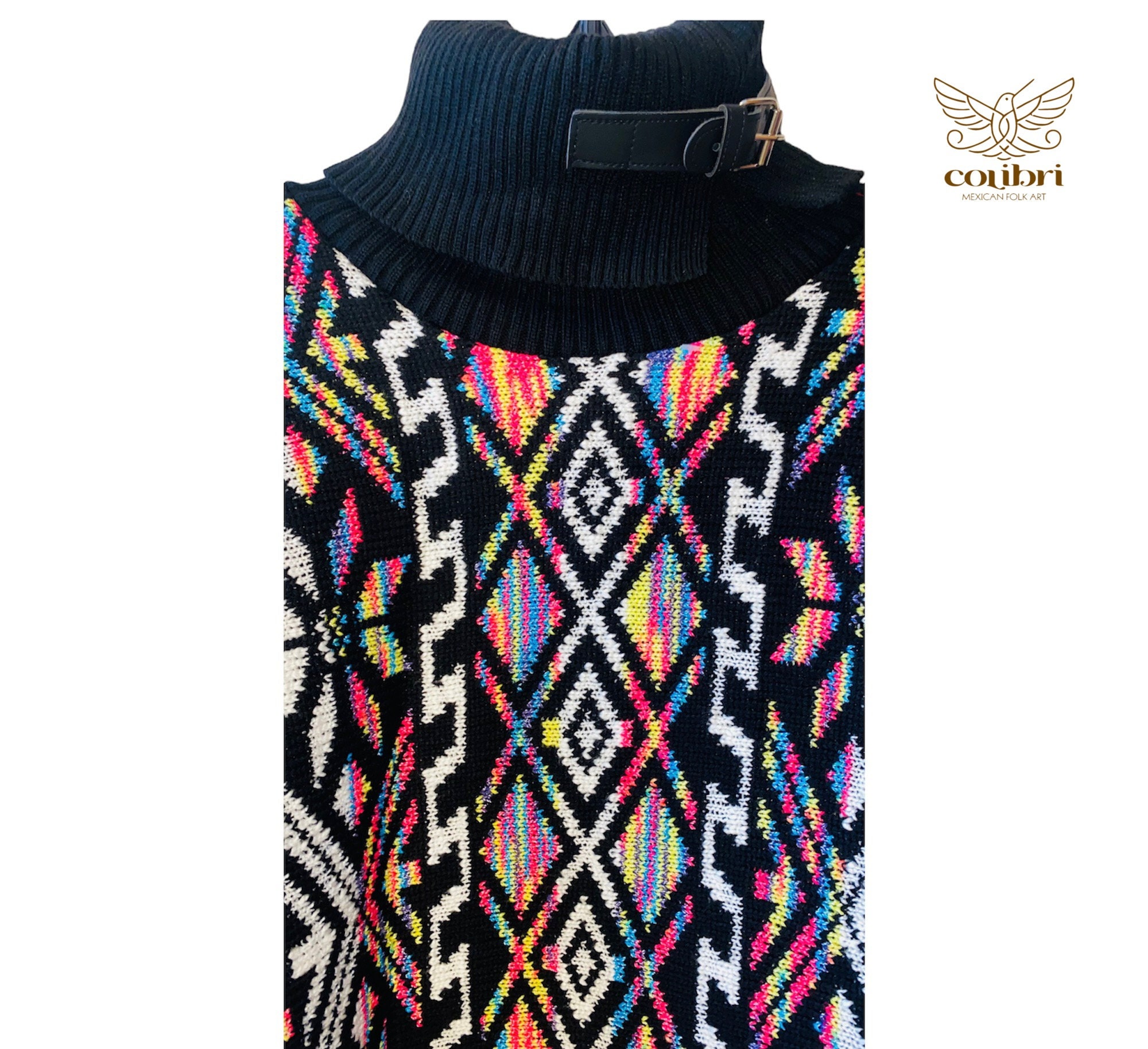 Mexikansk Poncho Strl L main image 0