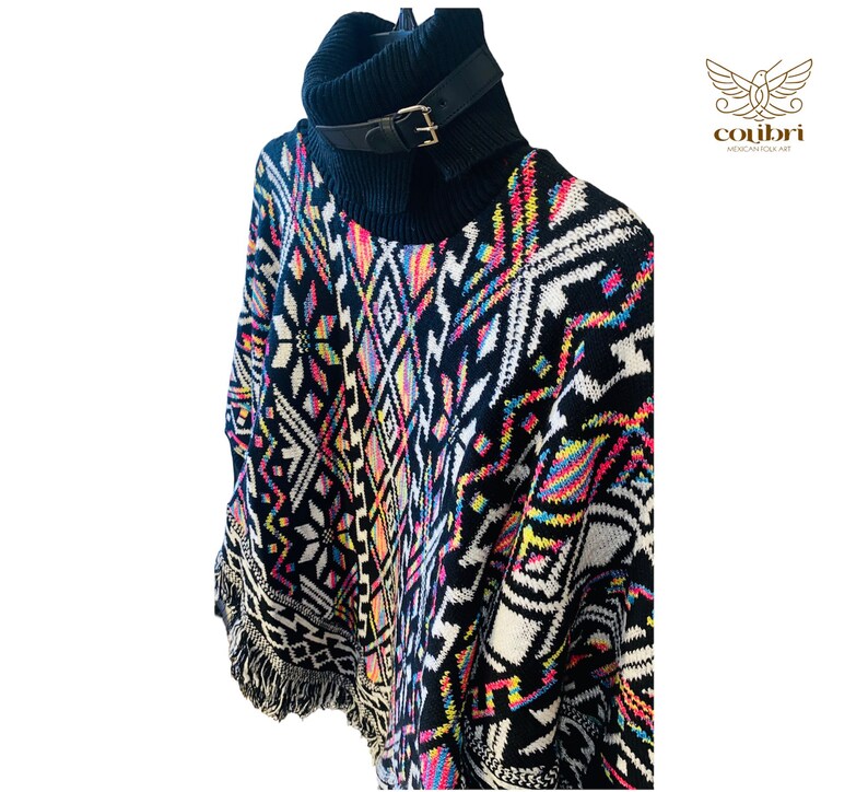 Mexikansk Poncho Strl L main image 1