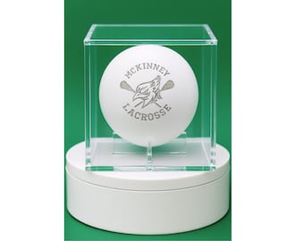 Personalized Custom Lacrosse Ball – Custom Engraving on Lax Balls for Name, Number, Team Logo, Players, Coaches, – Sports Gift Idea