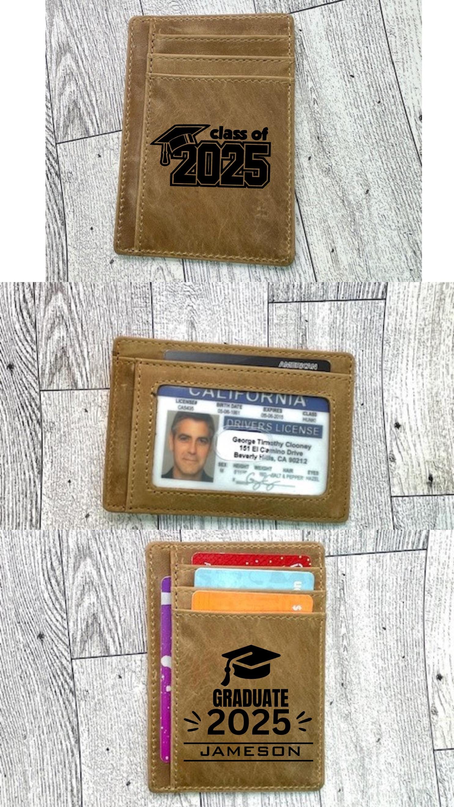 Personalized Graduation Gift Leather Keychain for Him, Custom Engraved ...