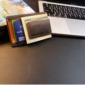 Clip magnético para dinero pequeño, billetera para hombre grabada, clip para dinero delgado, titular de tarjeta personalizado, billetera personalizada, aniversario, regalo de Navidad, RFID