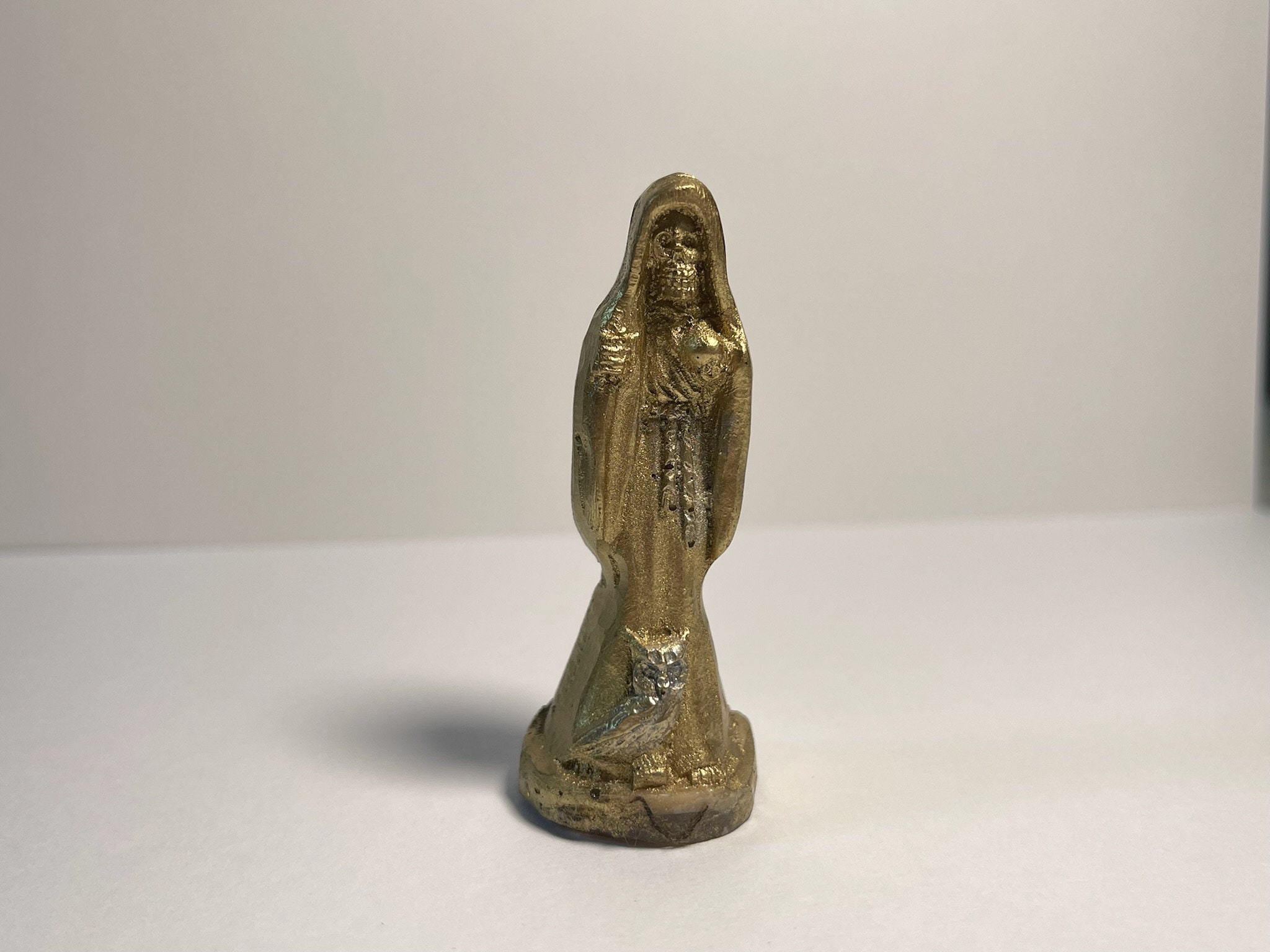 Santa Muerte 3 Inch Mini Statue Figurine Estatua - Etsy