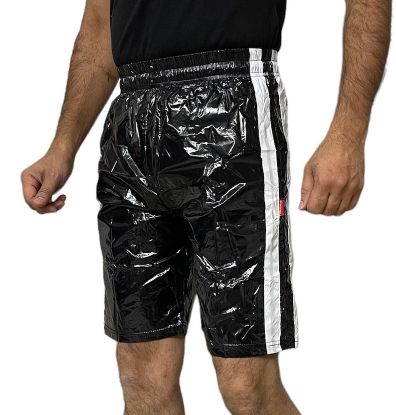 PU Nylon Sport Half Pants made of PU Nylon Shine S4XL image 3