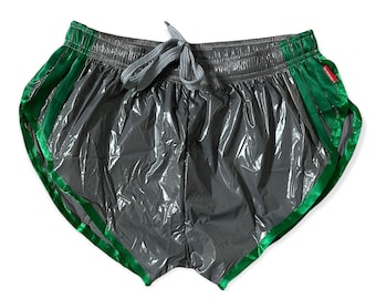 PU nylon high cut sport Sprinter Shorts made of PU gloss nylon