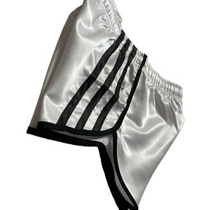 Satin Sport Sprint Shorts mit Gummizug Retro Shorts Bild 5