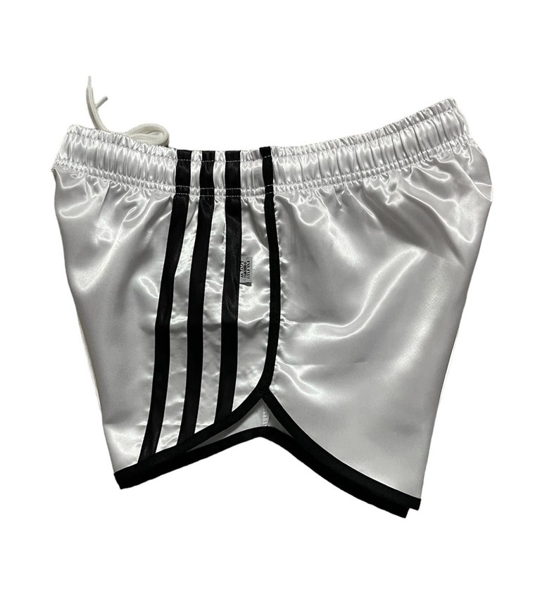 Satin Sport Sprint Shorts mit Gummizug Retro Shorts Bild 2