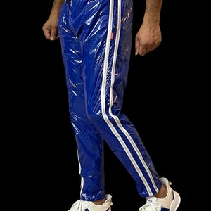 PU nylon sports jogging pants made of PU gloss nylon image 6