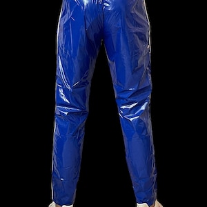 PU nylon sports jogging pants made of PU gloss nylon image 5