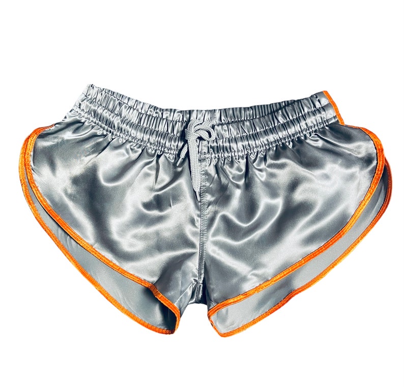 Short de sprint de sport en nylon, short rétro coupe haute image 1