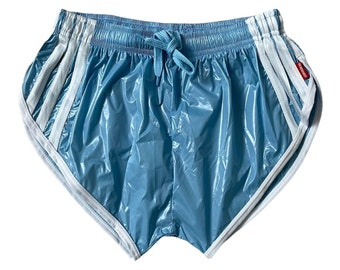 PU nylon high cut sport Sprinter Shorts made of PU gloss nylon