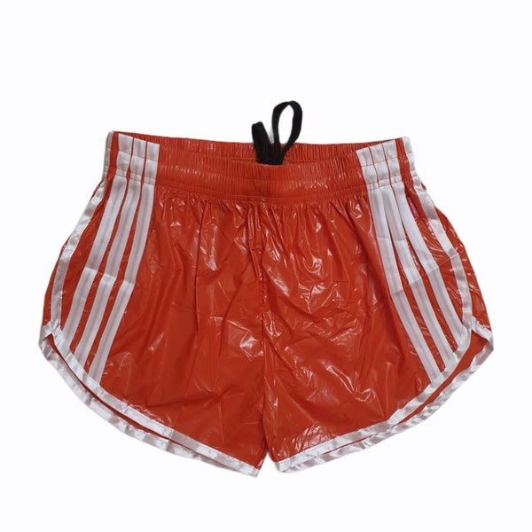 Short de sprint de sport en nylon PU avec short rétro élastique