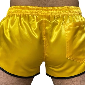 Nylon Sport Sprint Shorts voll high cut Retro Shorts Bild 4