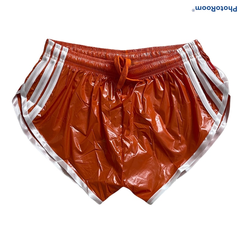 PU nylon high cut sport Sprinter Shorts made of PU gloss nylon Bild 1