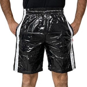 PU Nylon Sport Half Pants made of PU Nylon Shine S4XL image 1