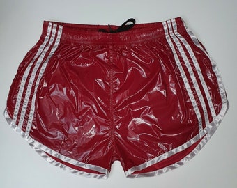 Short de sprint de sport en nylon PU avec short rétro élastique