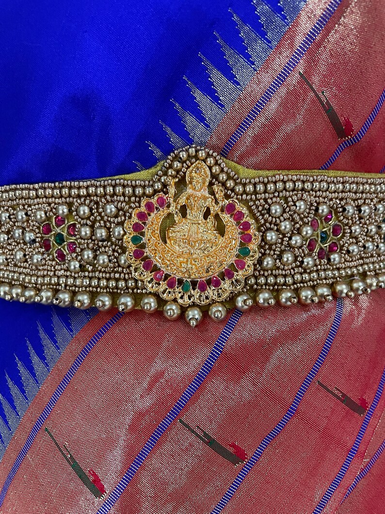 SAREE Belt Adults Belt/ Maggam Work/waist Belt/ Hip Etsy