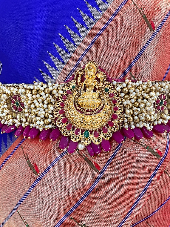 SAREE BELT Adults LEHENGA Belt/waist Belt/ Hip Belts/maggam Work Belt/embroidered  Hip Belt/ Weddings/house Warming/indian Ethnic/pooja Gift 