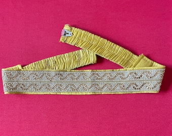 SAREE Belt-adults Belt/waist Belt/ Hip Belts/maggam Work Belt/embroidery  Belt/ Indian Ethnic gold Color-read Desc for Waist Size 