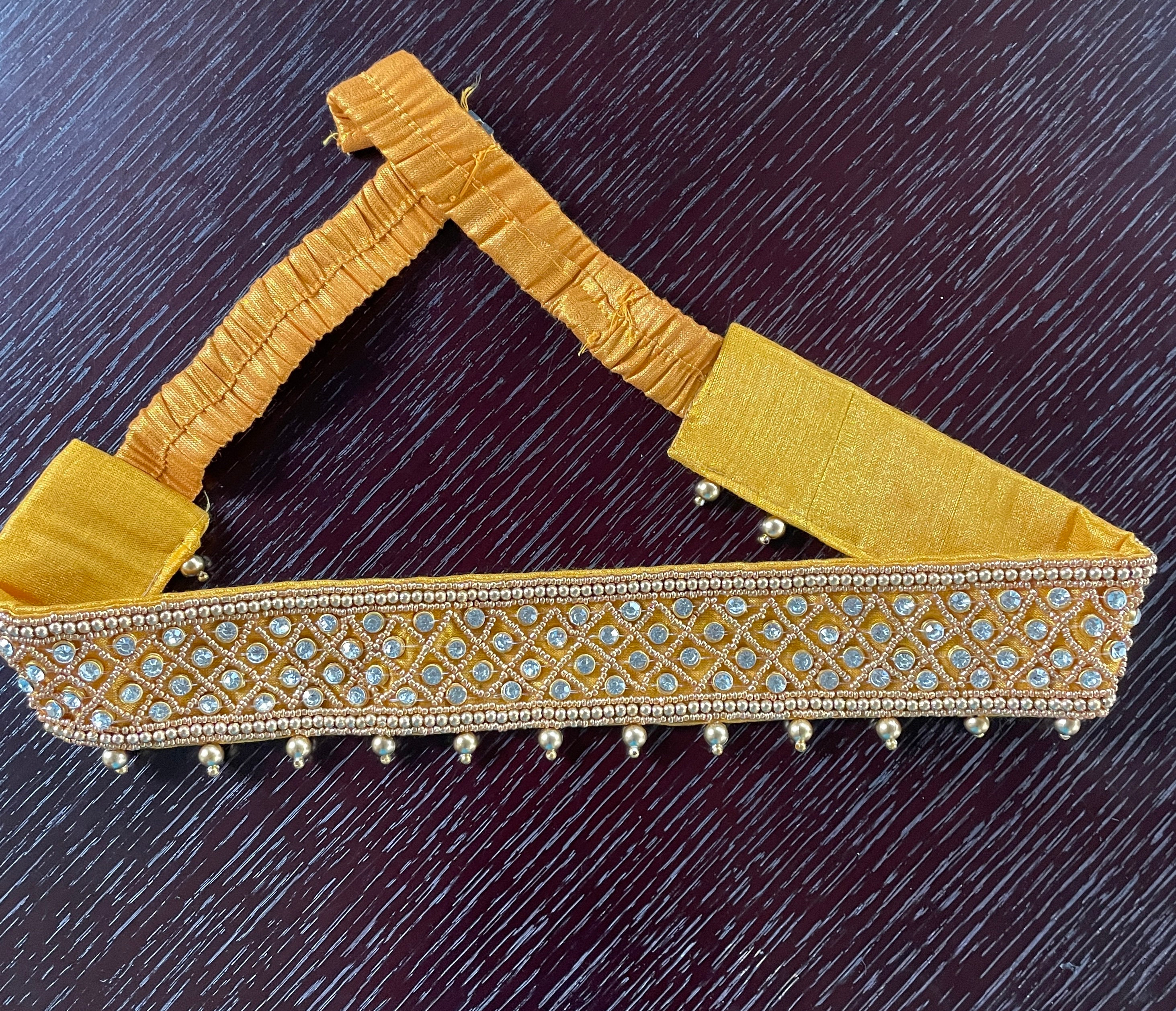 SAREE Belt Return Gift-adults/waist Belt/ Hip Belt/maggam Work Belt/embroidered  Hip Belt/indian Ethnic-yellow,red, Pink,gold and Blue 