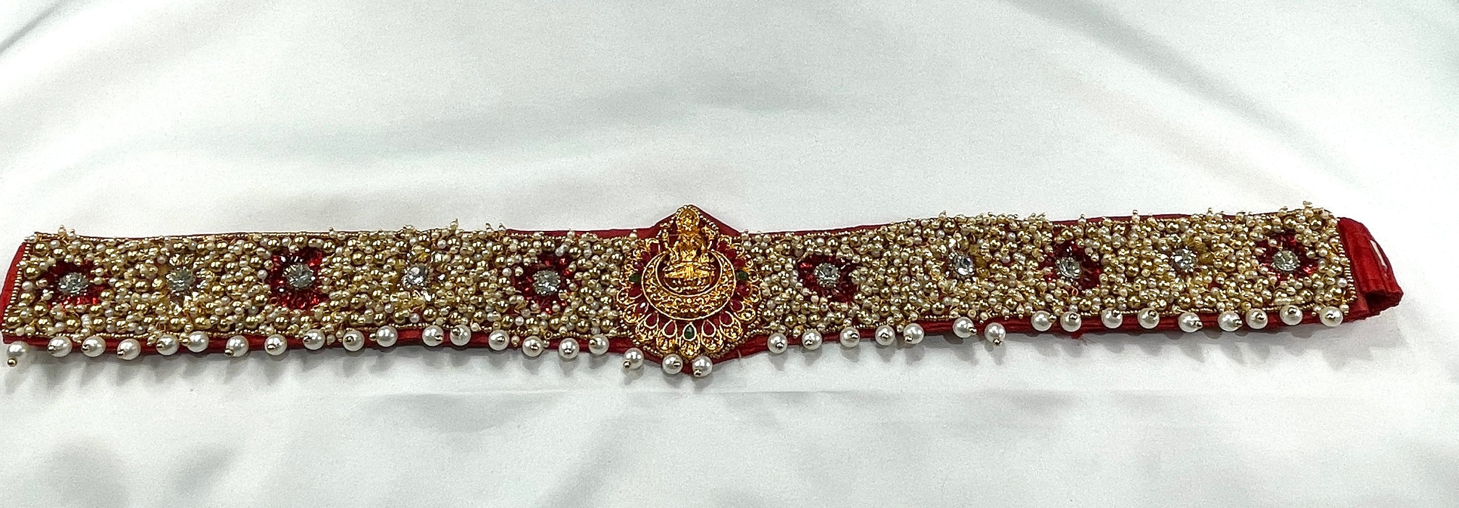 SAREE Belt/waist Belt Hip/belt/maggam Work Belt/embroidered/  Kamarbandh/festival/indian Ethnic/return Gift red,blue,green and Orange 