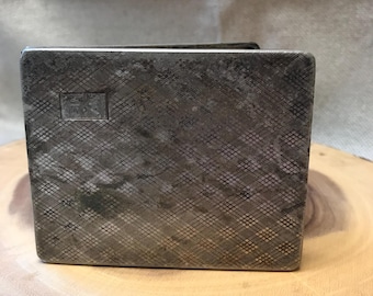 Vintage Alpacca Cigarette Case Silver Plated