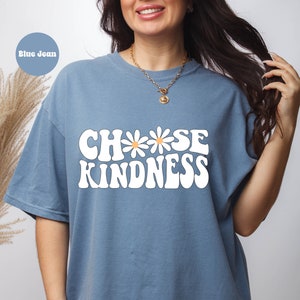 Choose Kindness Comfort Colors Shirt, Be Kind Teacher Tshirt , Cute Teacher Shirt, Back to School Shirt, Elementary School Teacher Shirt