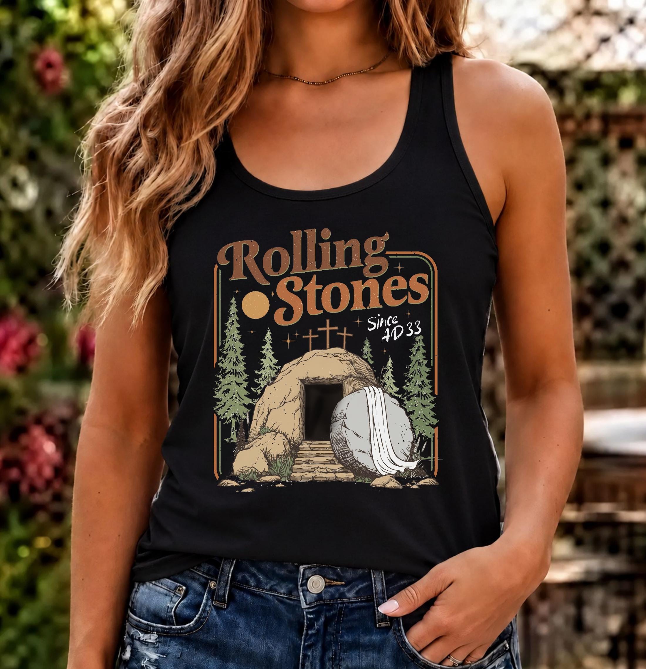 Womens Rolling Stones Tank Top - Etsy