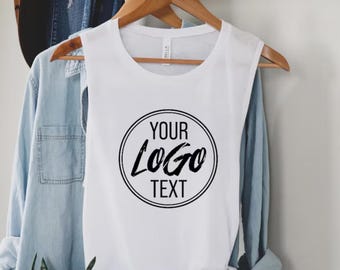 Custom Womens Tank for Summer, Custom Logo Tank Top, Custom Text Tank Gift for Her, Personalized Photo Tank, Beach Tank for Fitness