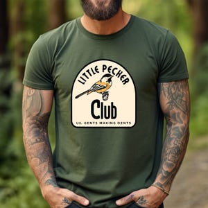 Little Pecker Club Shirt , Lil gents making dents Sweatshirt, Offensive Men Tshirt, Funny Quote Tee