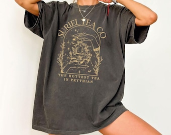 Suriel Tea Co Comfort Color Shirt, A Court Of Thorns And Roses Shirt, Bookish Comfort Color Shirt, Suriel Tea Tshirt