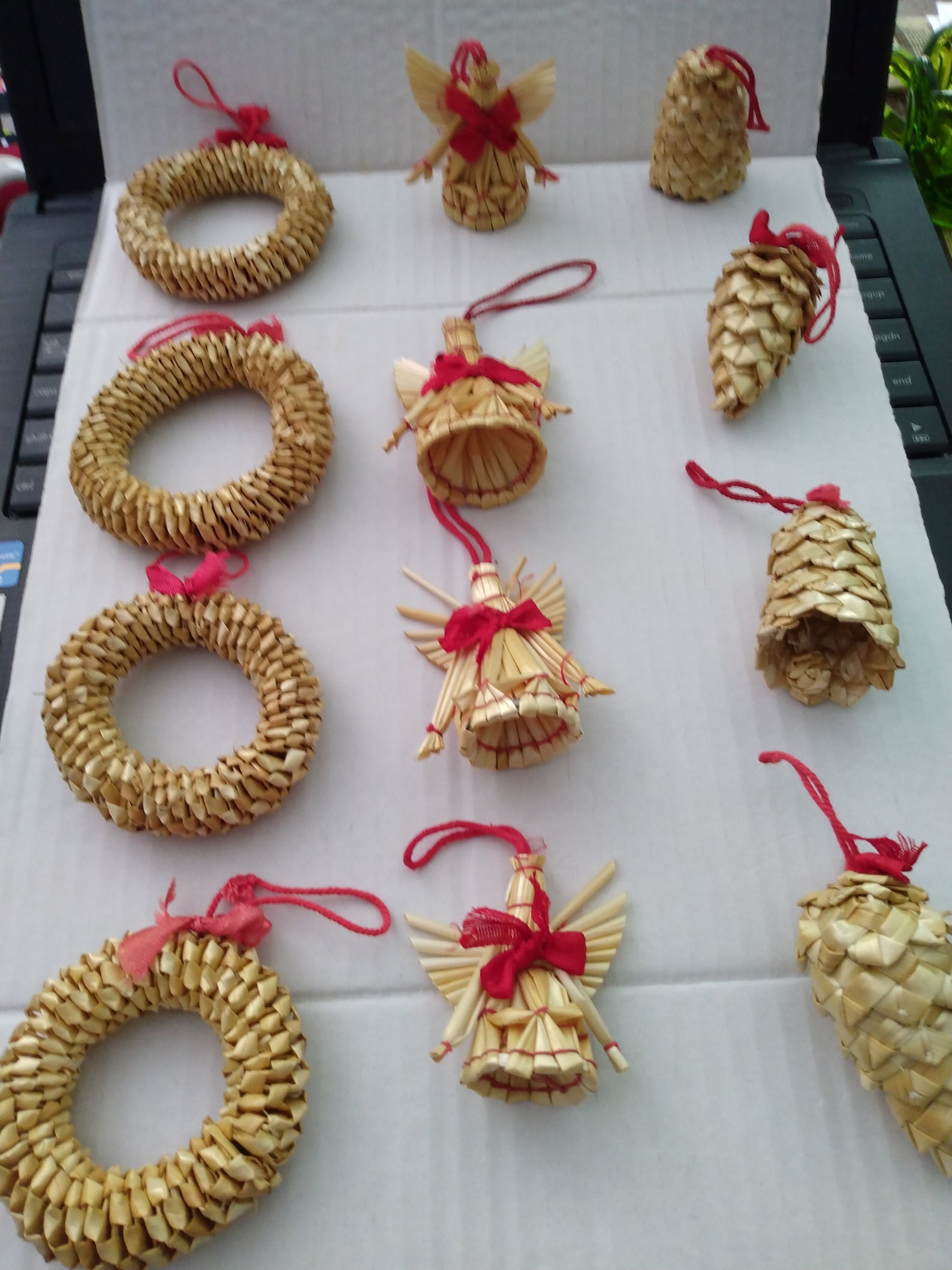 German Straw Christmas Ornaments Make or Buy Them!