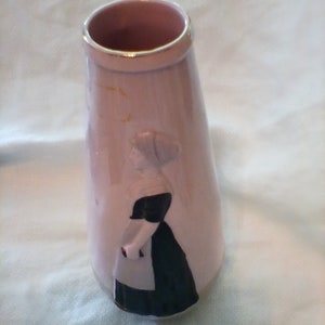 German Gebruder Heubach Dutch Porcelain Pottery Vase