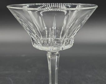 Italiano Fidenza Vetraria Sorrento Martini Champagne Tall Sherbet Glass, Hecho en Italia, Barware