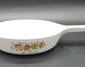 Cacerola vintage Corning Ware Spice of Life P-83-B Le Persil de 6 1/2" sin tapa