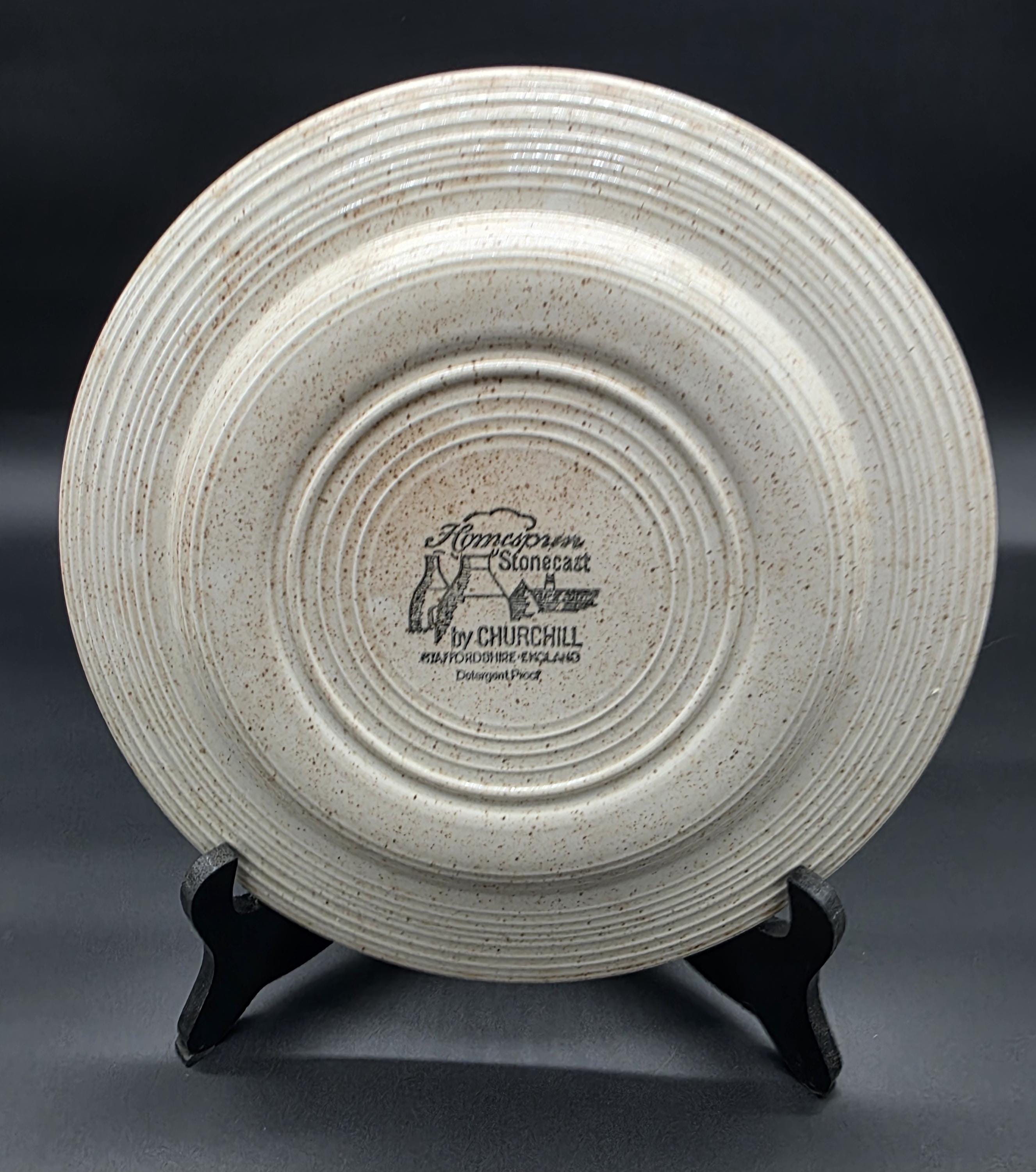 Homespun Churchill Stonecast Range Dinnerware, Plate, Salad Plate